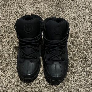 Timberland Kids Black Boots